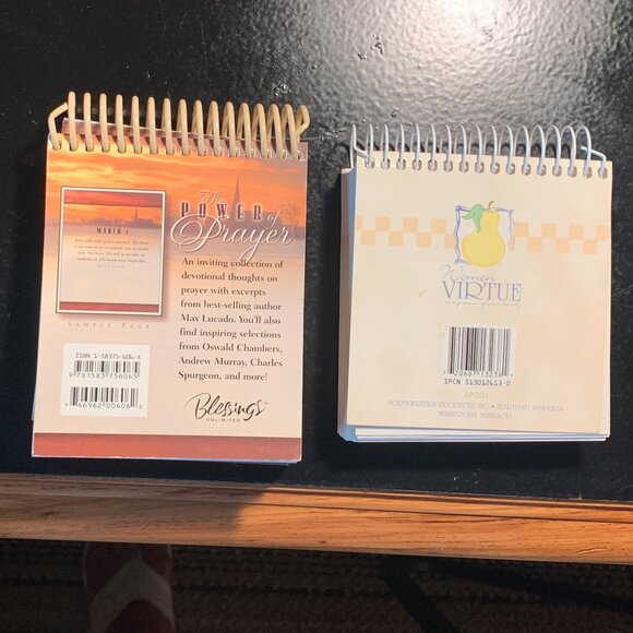 2 INSPIRATIONAL PERPETUAL CALENDARS, THANKFUL HEART & THE POWER OF PRAYER - Picture 2 of 4